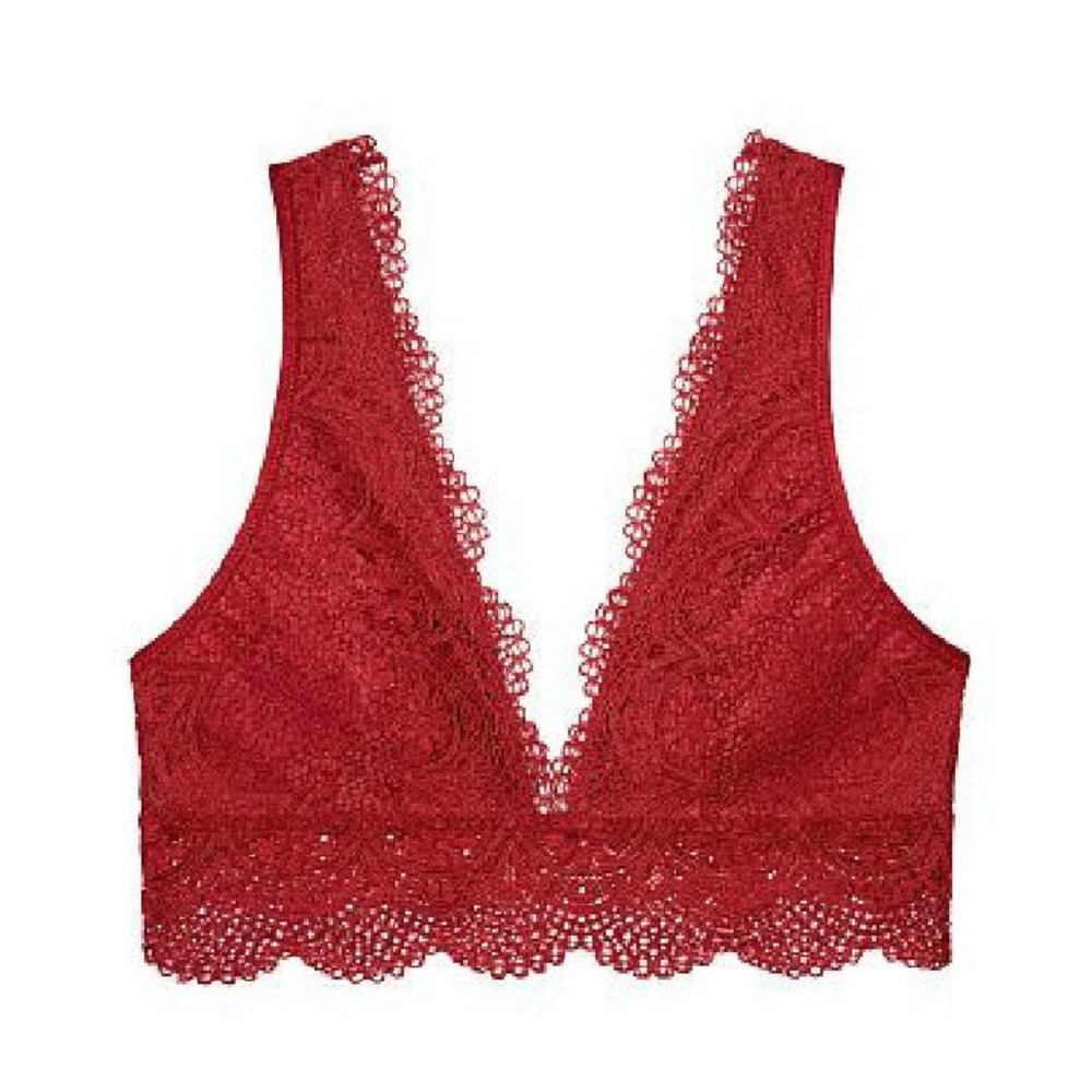 Victoria's Secret Lace Plunge Bra Bralette    NWT